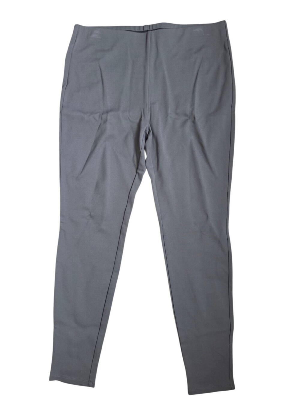 Chicos Pull On Gray Ankle Pants Size 0 (4/S)